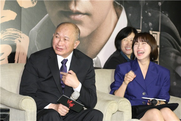 河智苑、吴宇森、樱庭奈奈美、吴飞霞等出席电影《追捕》记者会