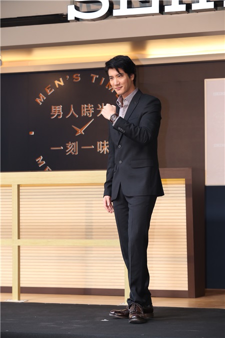 王力宏出席《SEKO手表》记者会