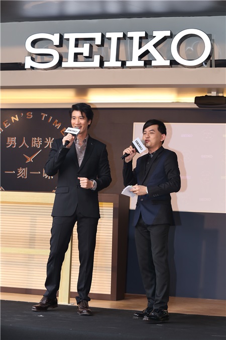 王力宏出席《SEKO手表》记者会