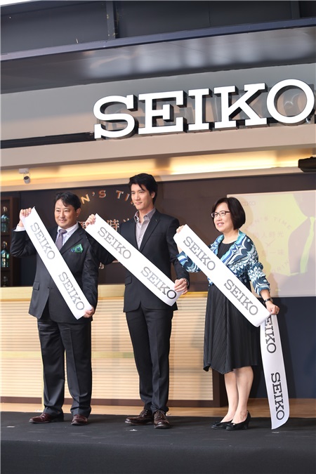 王力宏出席《SEKO手表》记者会