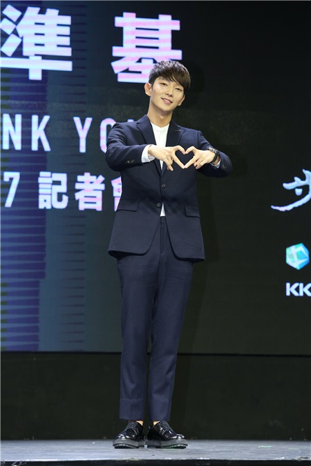 李准基来台记者会