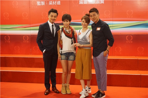 TVB新剧《我瞒结婚了》造型发布会 黄翠如、黄浩然等出席