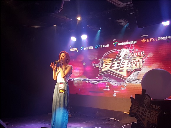 洪卓立、泳儿出席2016《麦王争霸》海选记者会